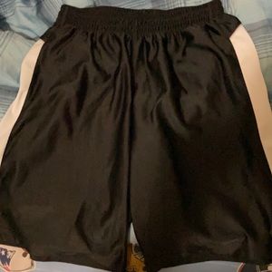 Pro Spirit black athletic shorts, size XL.
